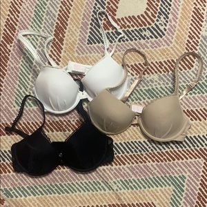 PUSH-UP BRA TRIO
